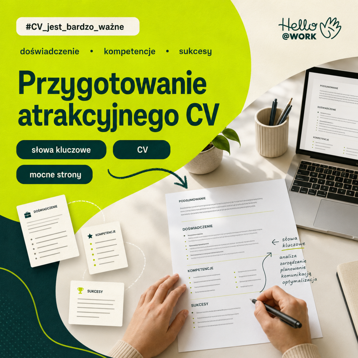 Przygotowanie atrakcyjnego CV
