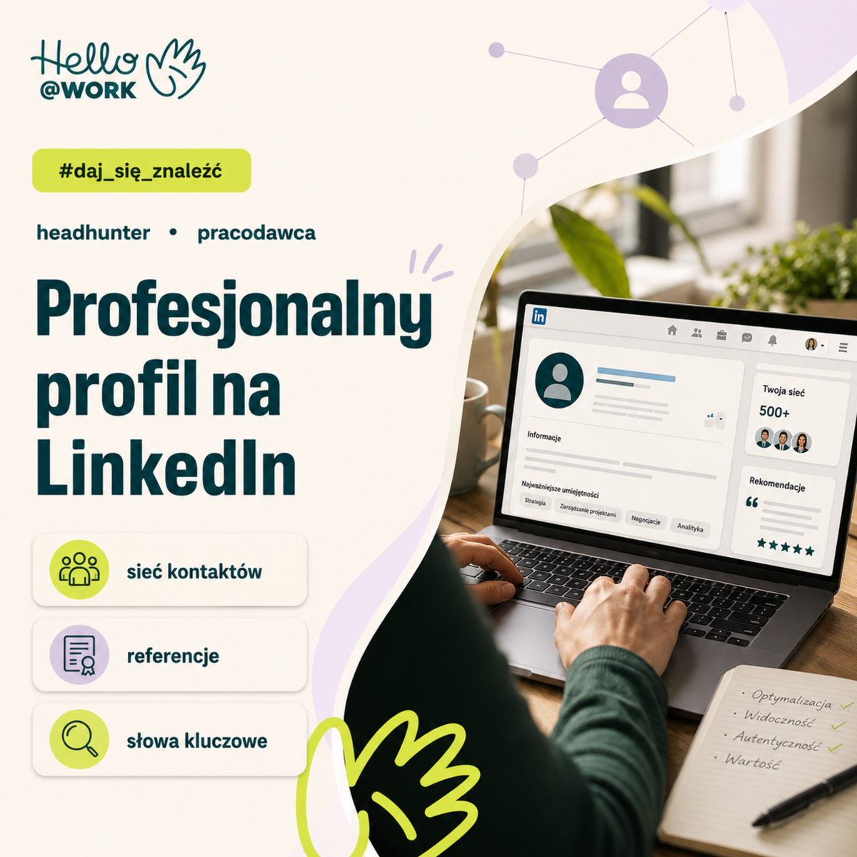 Profesjonalny profil na LinkedIn